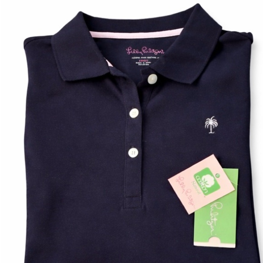 New w/ tags Lilly Pulitzer Navy Button Down Shirt